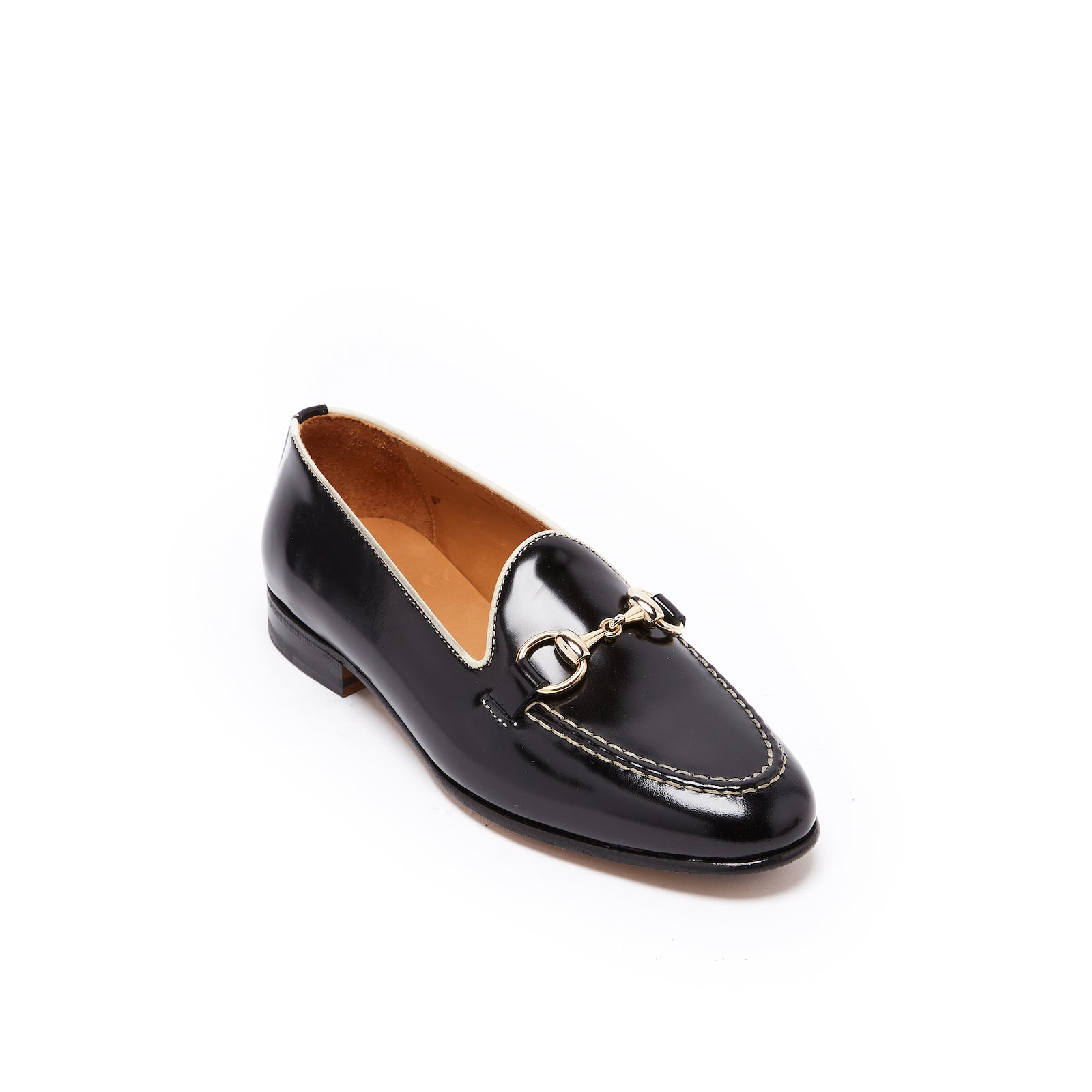 Bow Loafers - Black - Women
