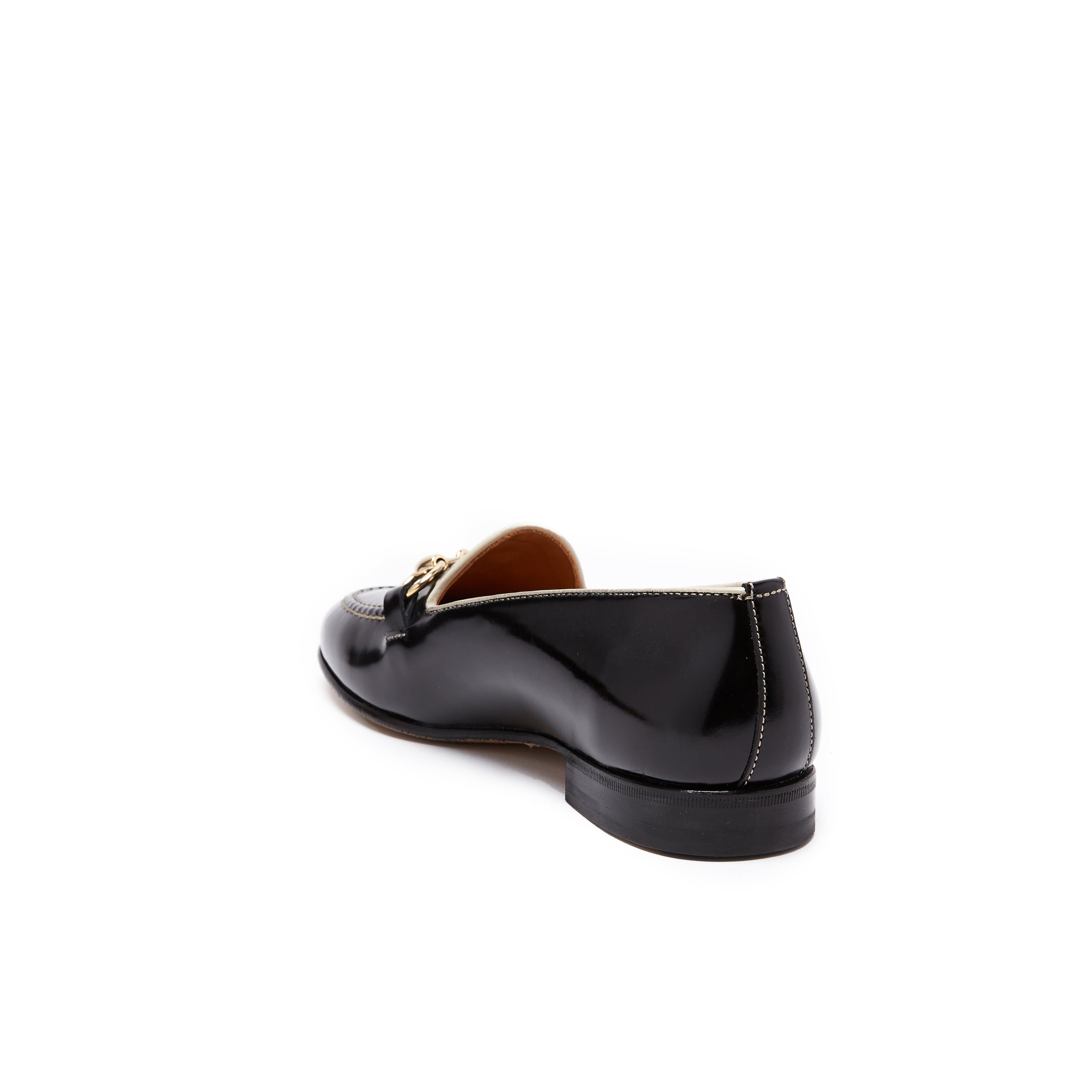 Bow Loafers - Black - Women