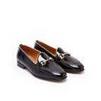 Bow Loafers - Black - Women