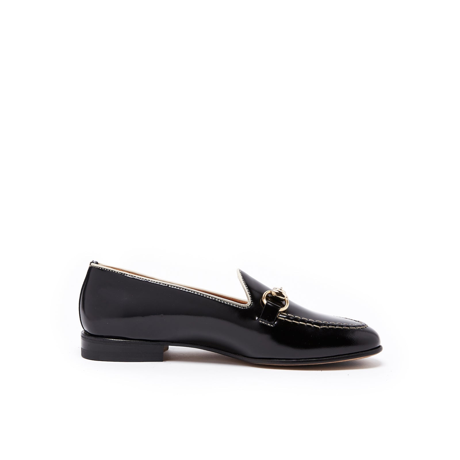 Bow Loafers - Black - Women