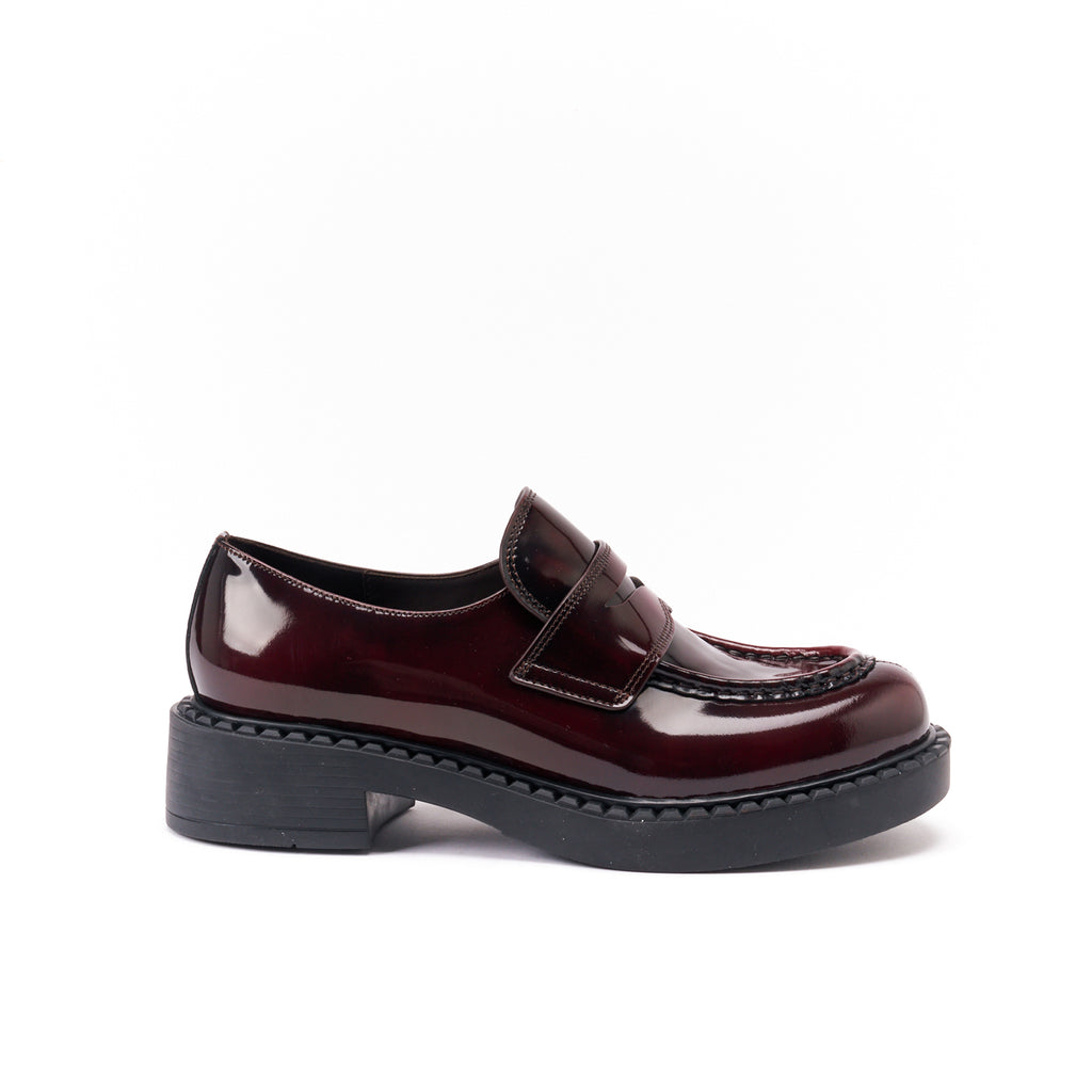Bordeaux Penny Loafers - Women