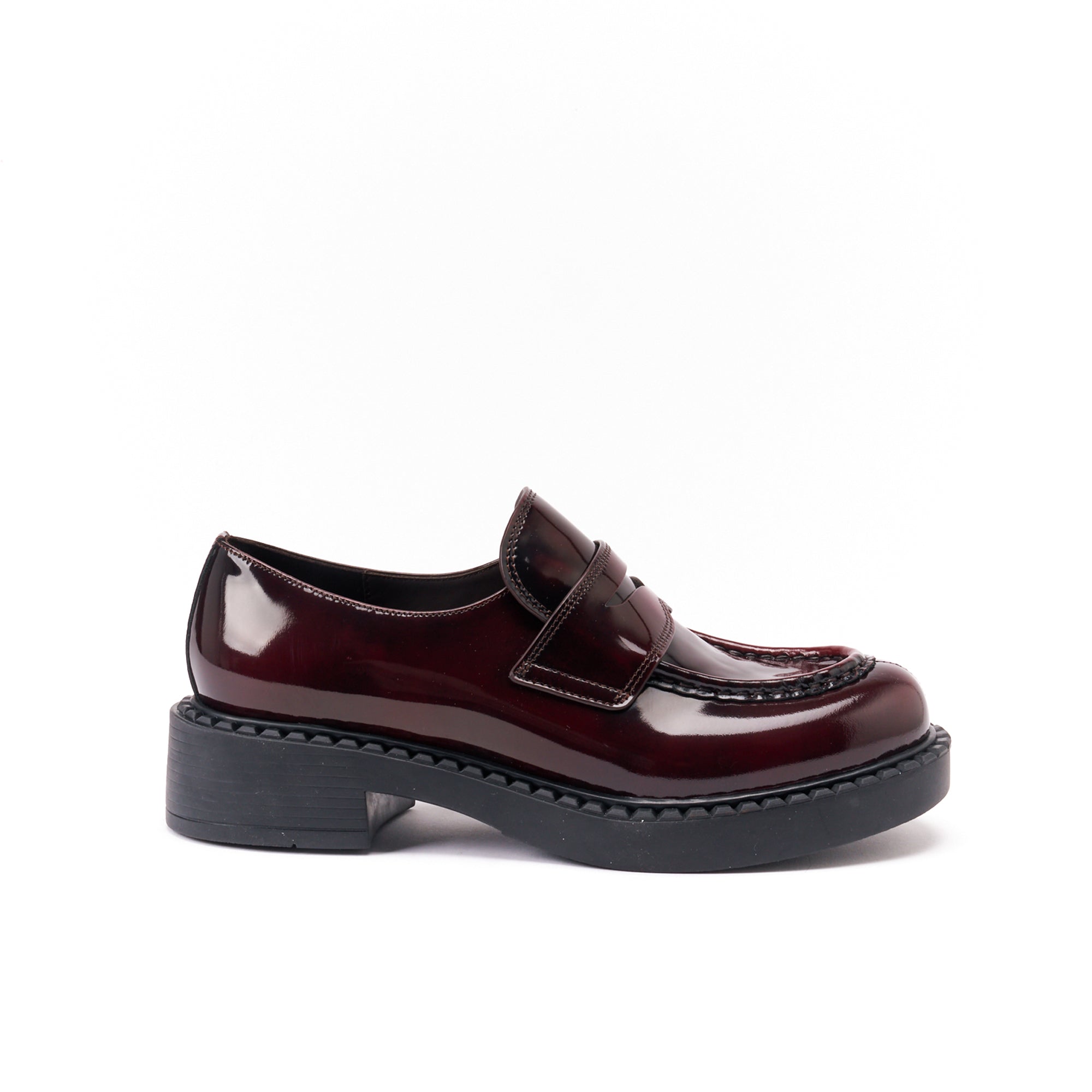 Bordeaux Penny Loafers - Women