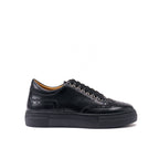 British Passport - Wingtip Sneakers - Black - Women's