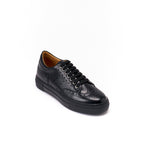British Passport - Wingtip Sneakers - Black - Women's