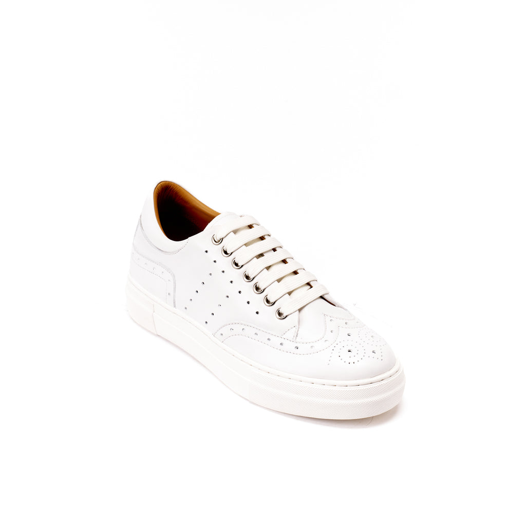 Wingtip Trainers - White - Women
