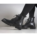 Botas Derby con punta de golf - Negro - Mujer
