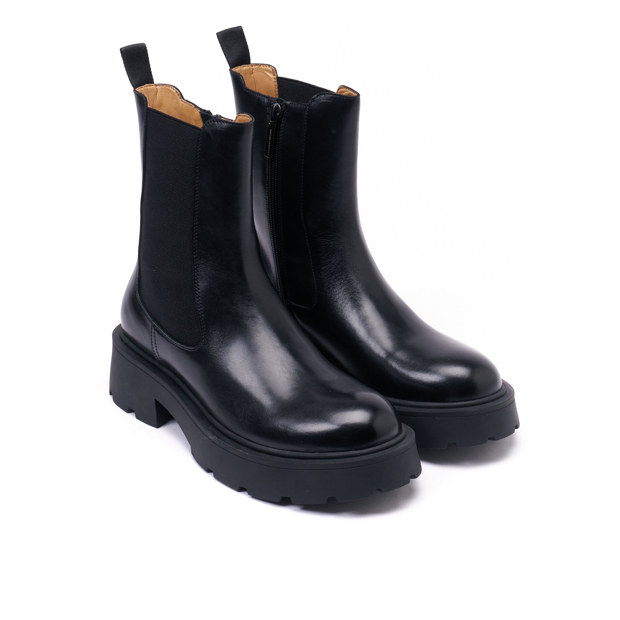 Pasaporte británico - Botas Chelsea - Negro - Mujer