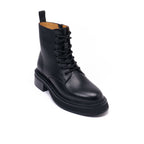 Bottines Derby À Lacets - Noir - Femme