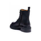 Bottines Derby À Lacets - Noir - Femme
