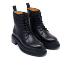 Bottines Derby À Lacets - Noir - Femme