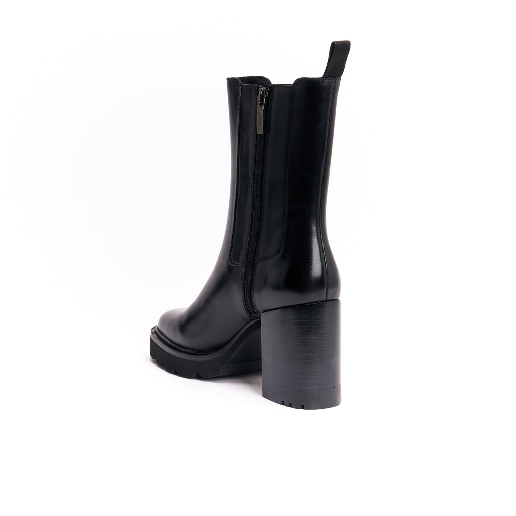 Bottines Chelsea À Talons - Noir - Femme
