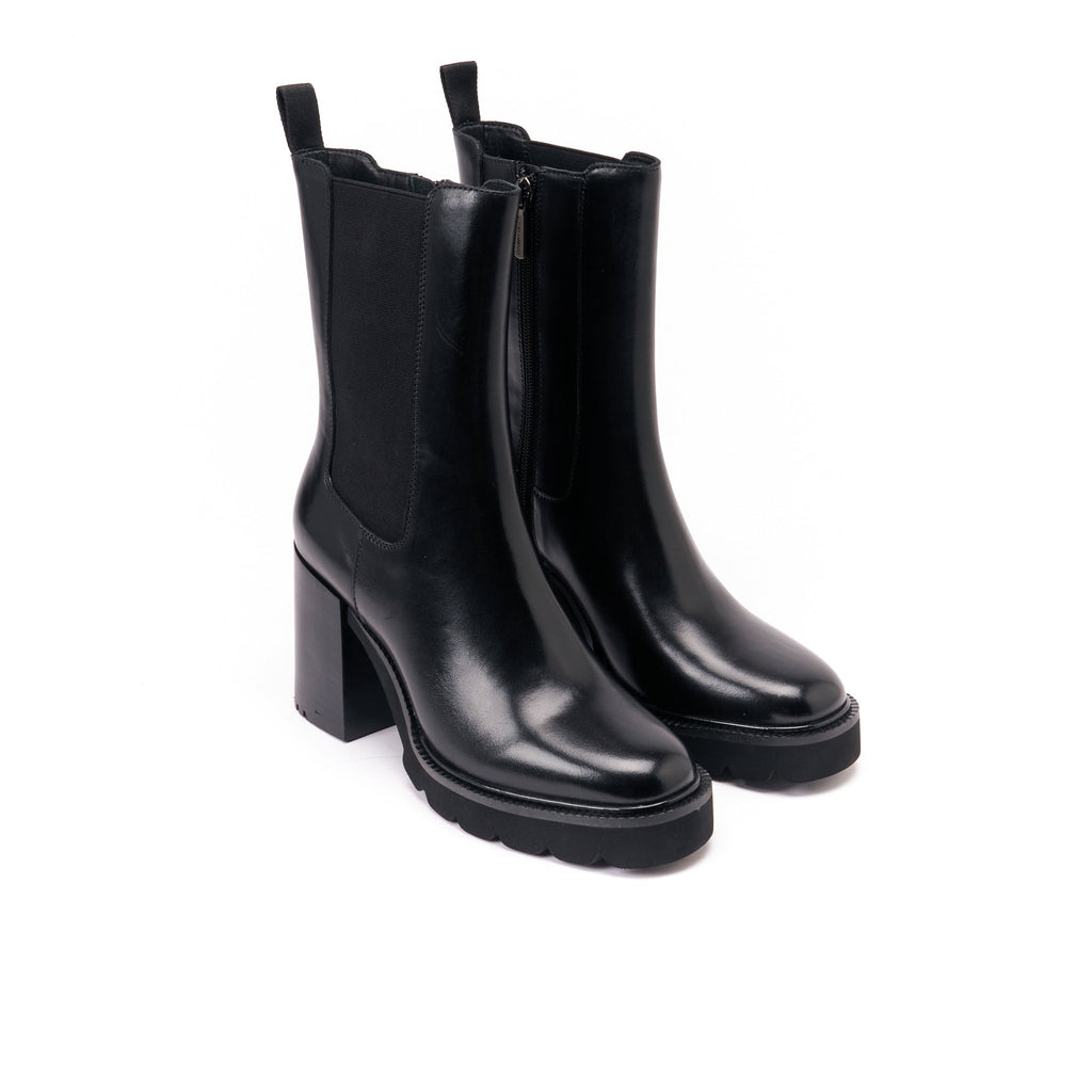 Bottines Chelsea À Talons - Noir - Femme