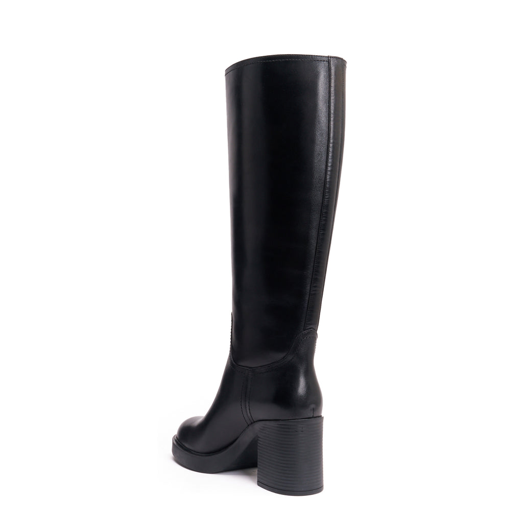 Bottines Tubulaires À Talon Haut - Noir - Femme