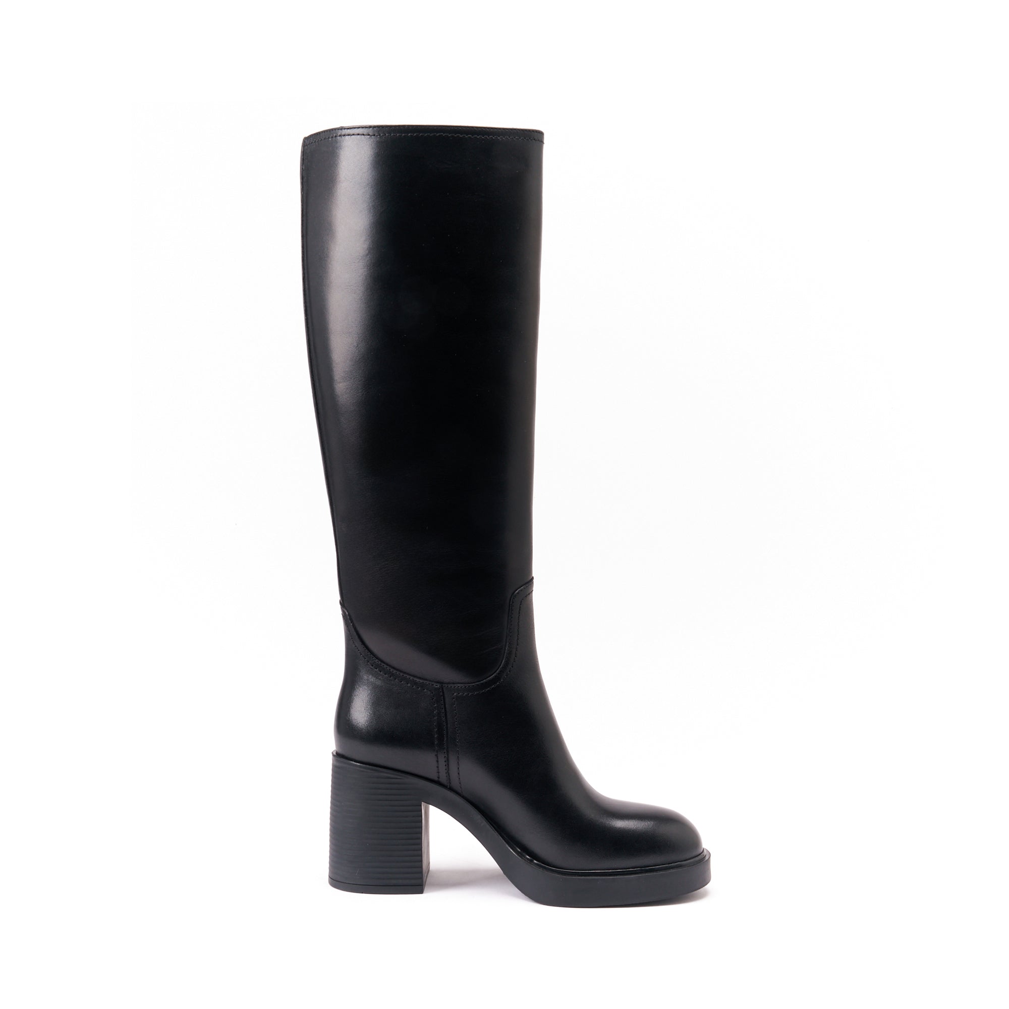 Bottines Tubulaires À Talon Haut - Noir - Femme