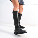 Bottes Haute - Marron Foncé - Femme