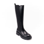 Pasaporte británico - Botas altas - Negro - Mujer