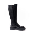 Pasaporte británico - Botas altas - Negro - Mujer