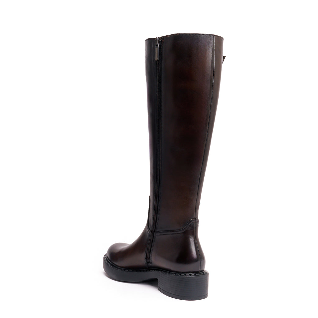 Bottes Haute - Marron Foncé - Femme