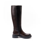 Bottes Haute - Marron Foncé - Femme