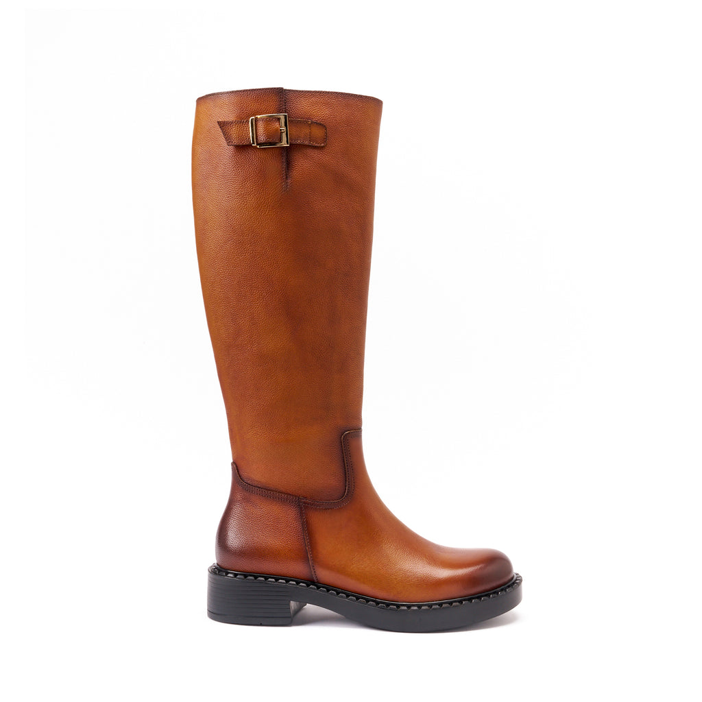 Bottes Haute - Marron - Femme