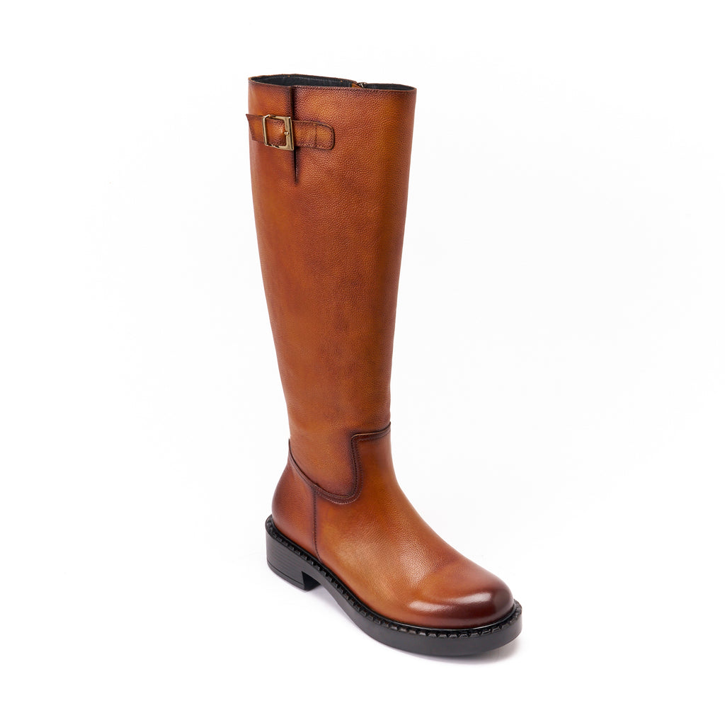 Bottes Haute - Marron - Femme