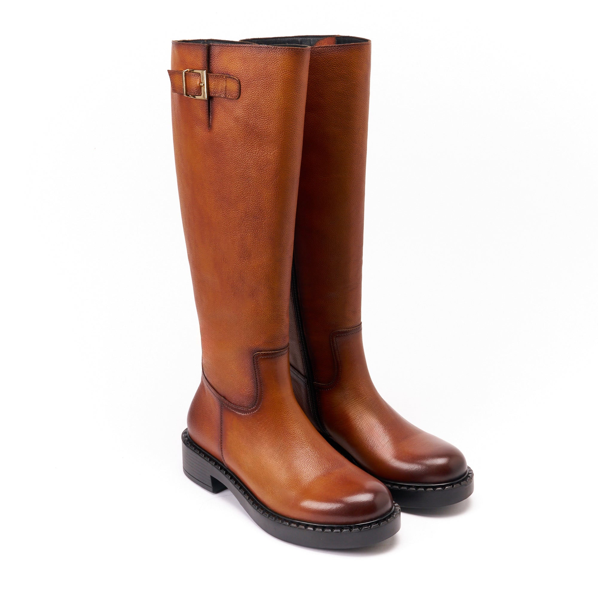 Bottes Haute - Marron - Femme