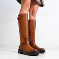 Bottes Haute - Marron - Femme