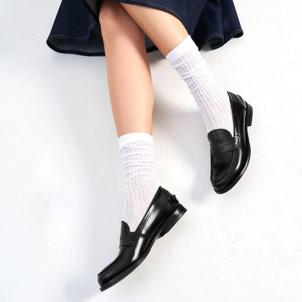 Mocassin Penny - Noir - Femme
