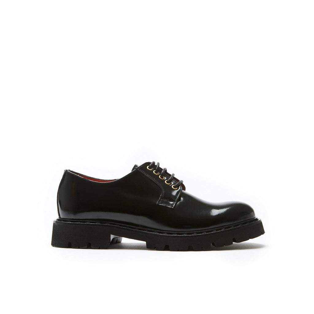 Black Derby Shoes - Women