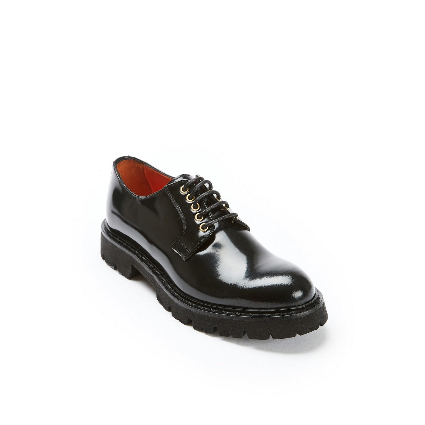 Black Derby Shoes - Women