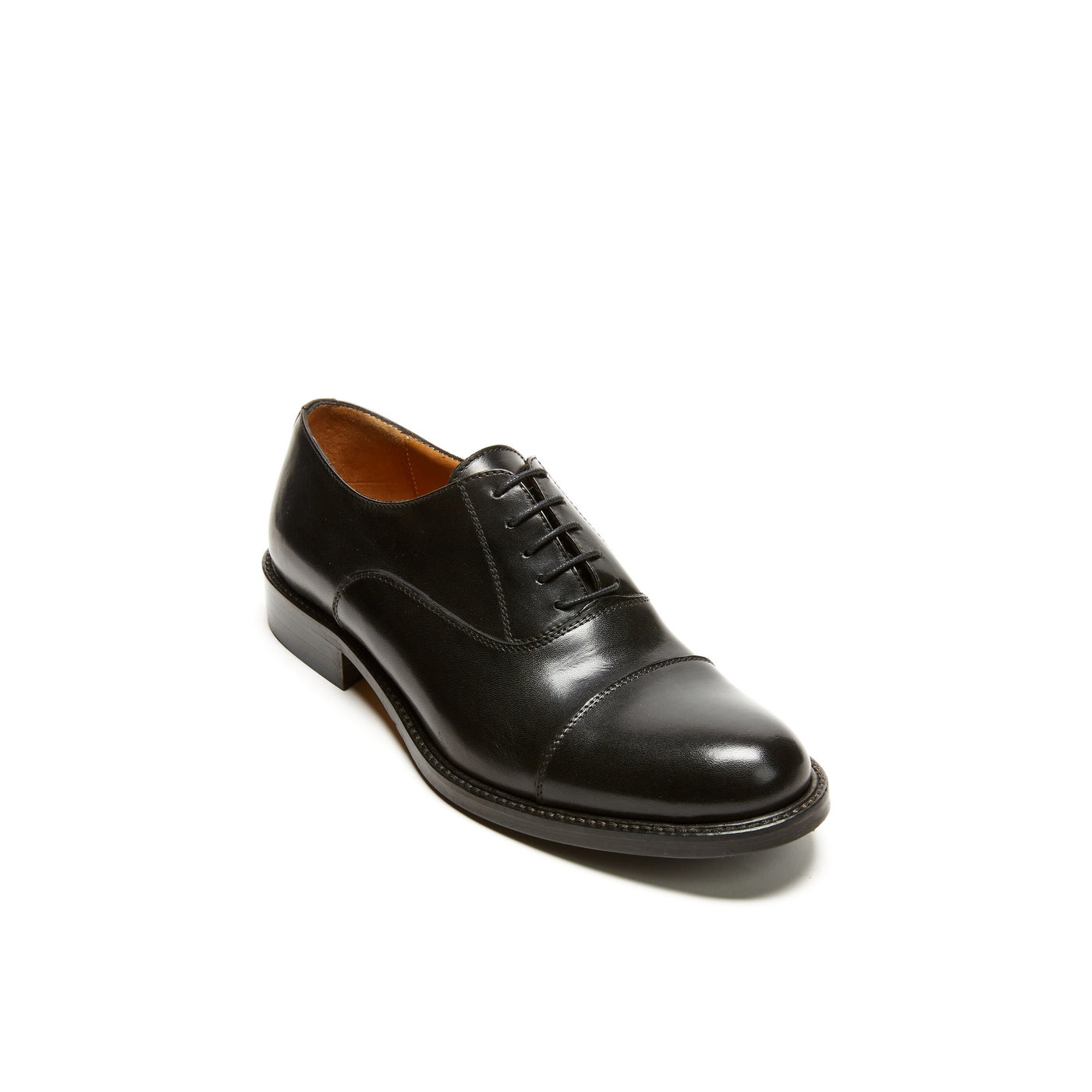 Black Straight Toe Oxford - Women's