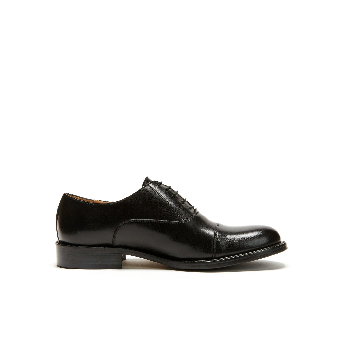 Black Straight Toe Oxford - Women's