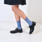 Black Straight Toe Oxford - Women's
