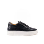 Black Wing Tip Trainers - Women
