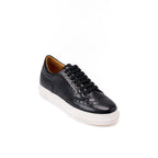 Black Wing Tip Trainers - Women