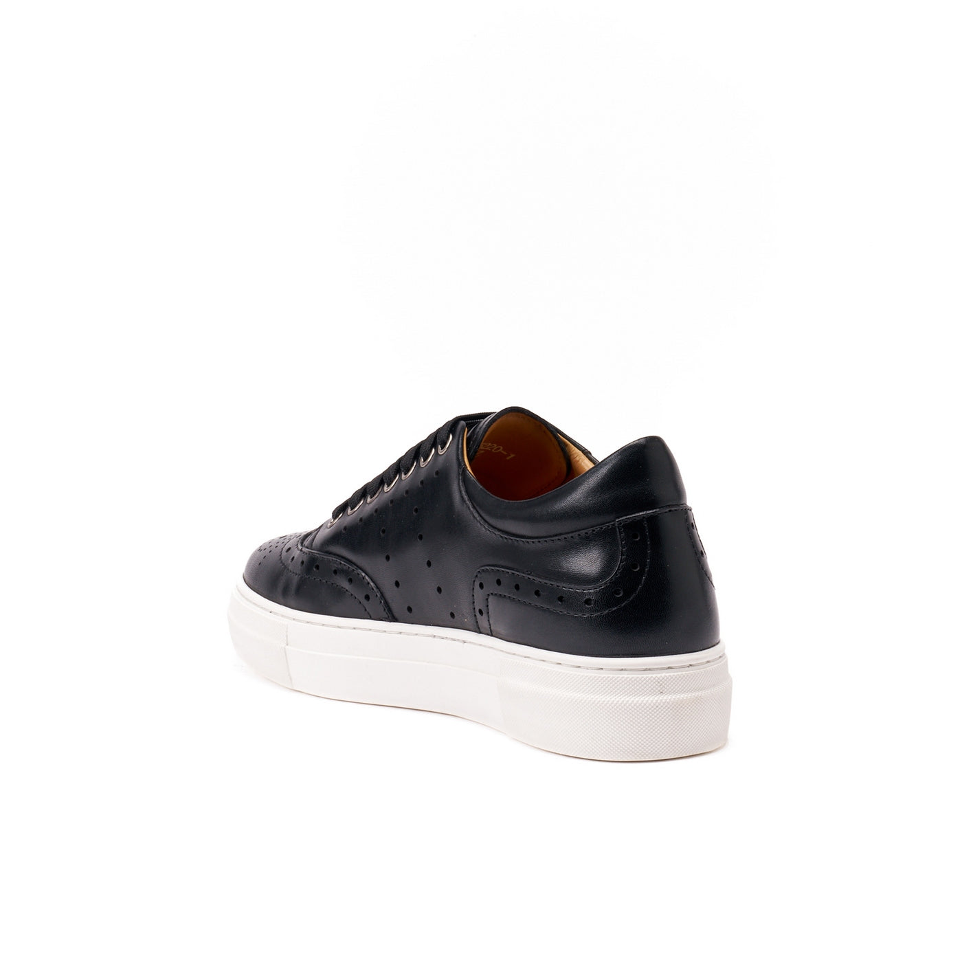 Black Wing Tip Trainers - Women