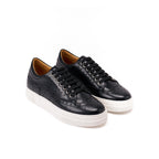 Black Wing Tip Trainers - Women