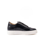 Black Wing Tip Trainers - Women