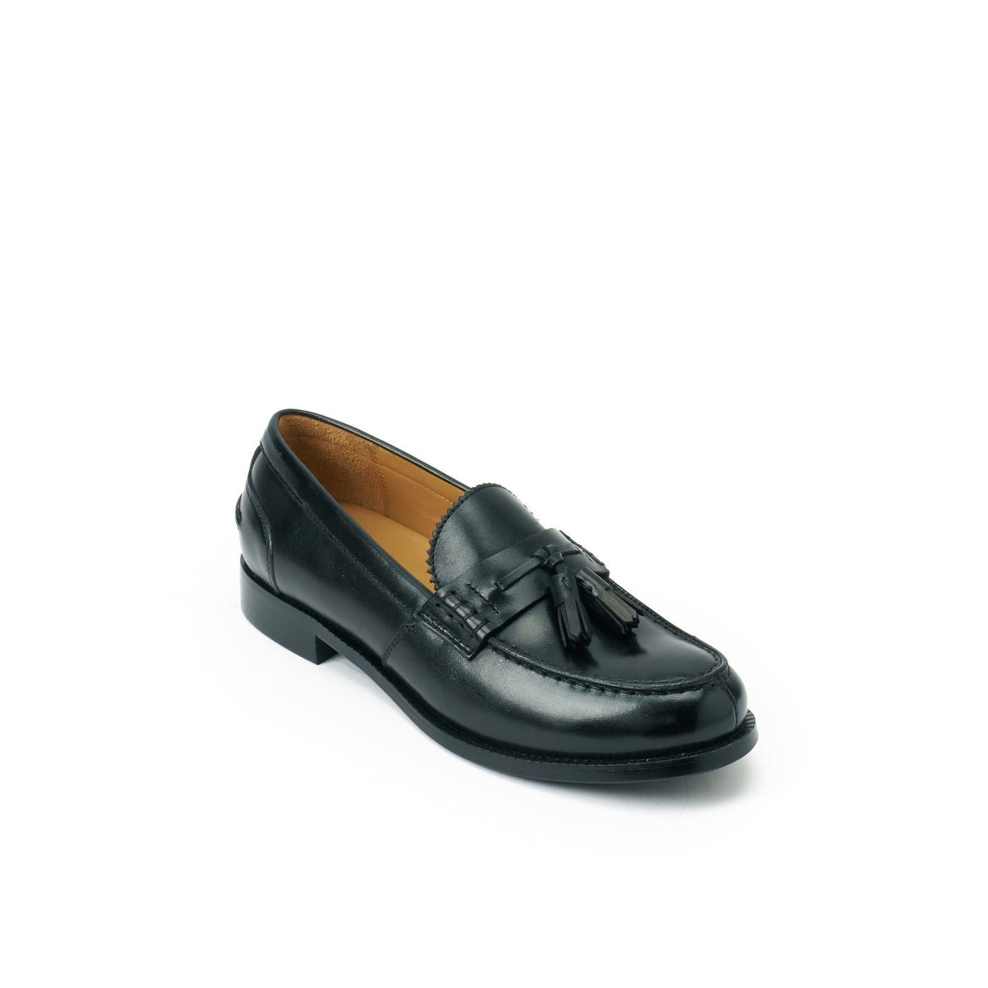 Mocasín Tassel negro - Mujer
