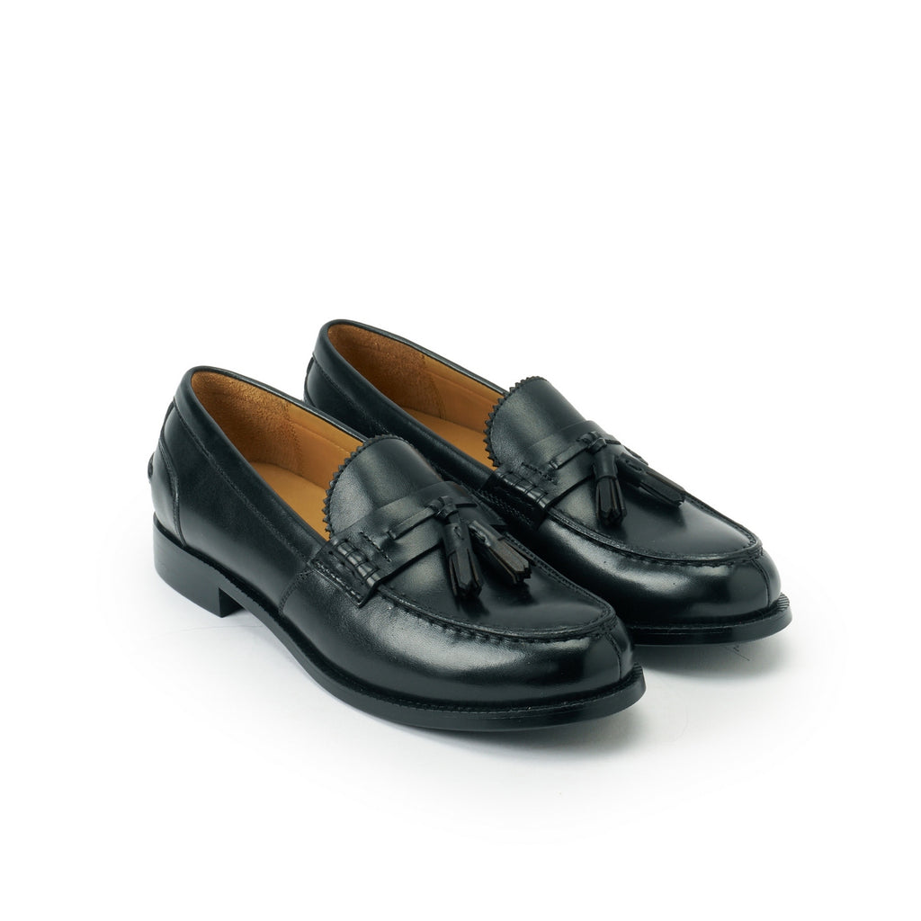 Mocasín Tassel negro - Mujer
