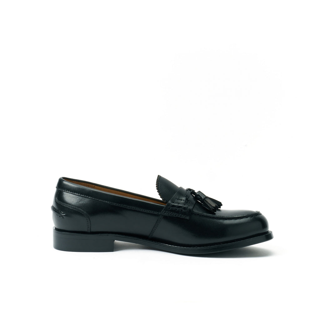 Mocasín Tassel negro - Mujer
