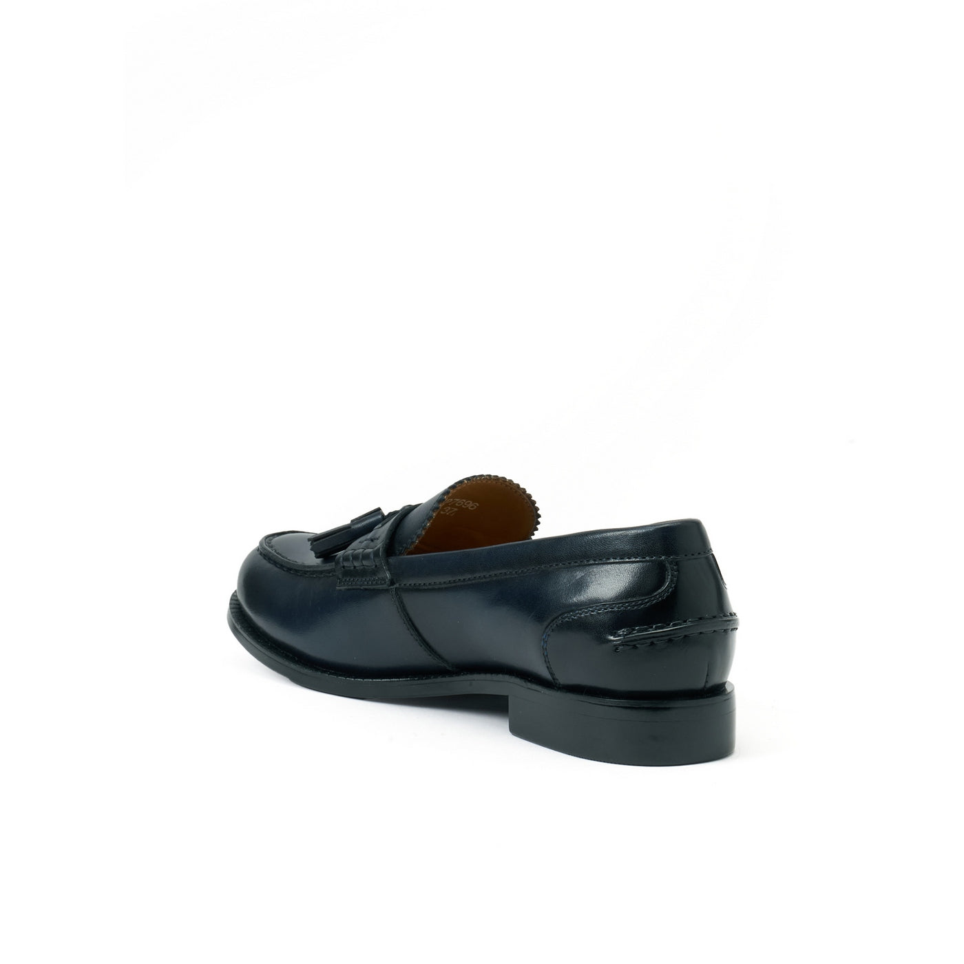 Navy Blue Tassel Loafer - Women's