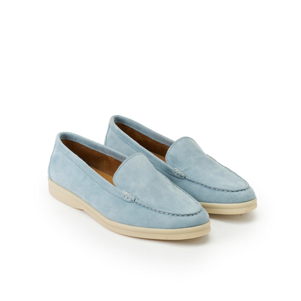 Pastel Blue Slip-Ons - Women's
