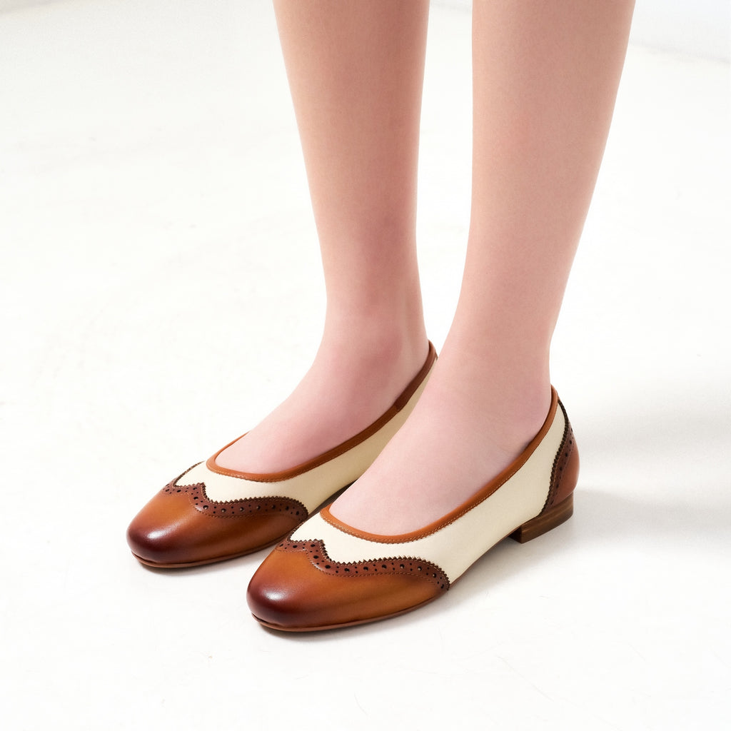 Brown Ballet Flats - Women
