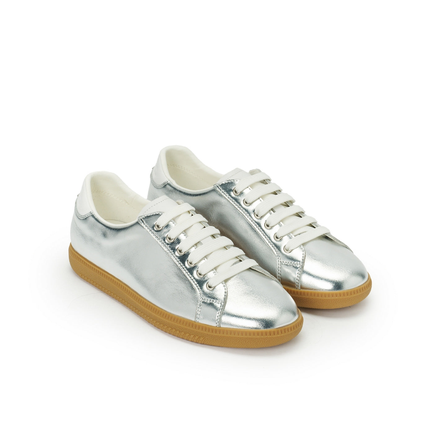 Silver Low-Cut Trainers - Women