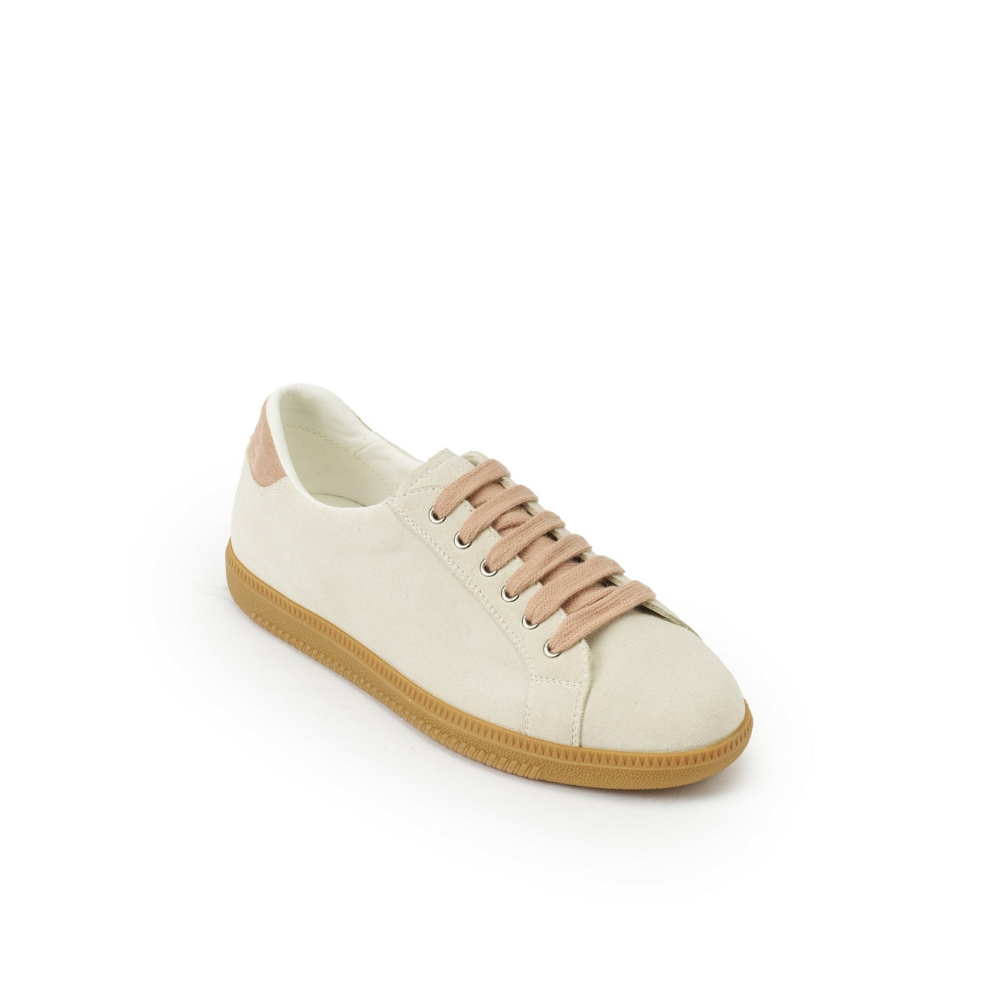 Low-Cut Cream White Trainers - Women