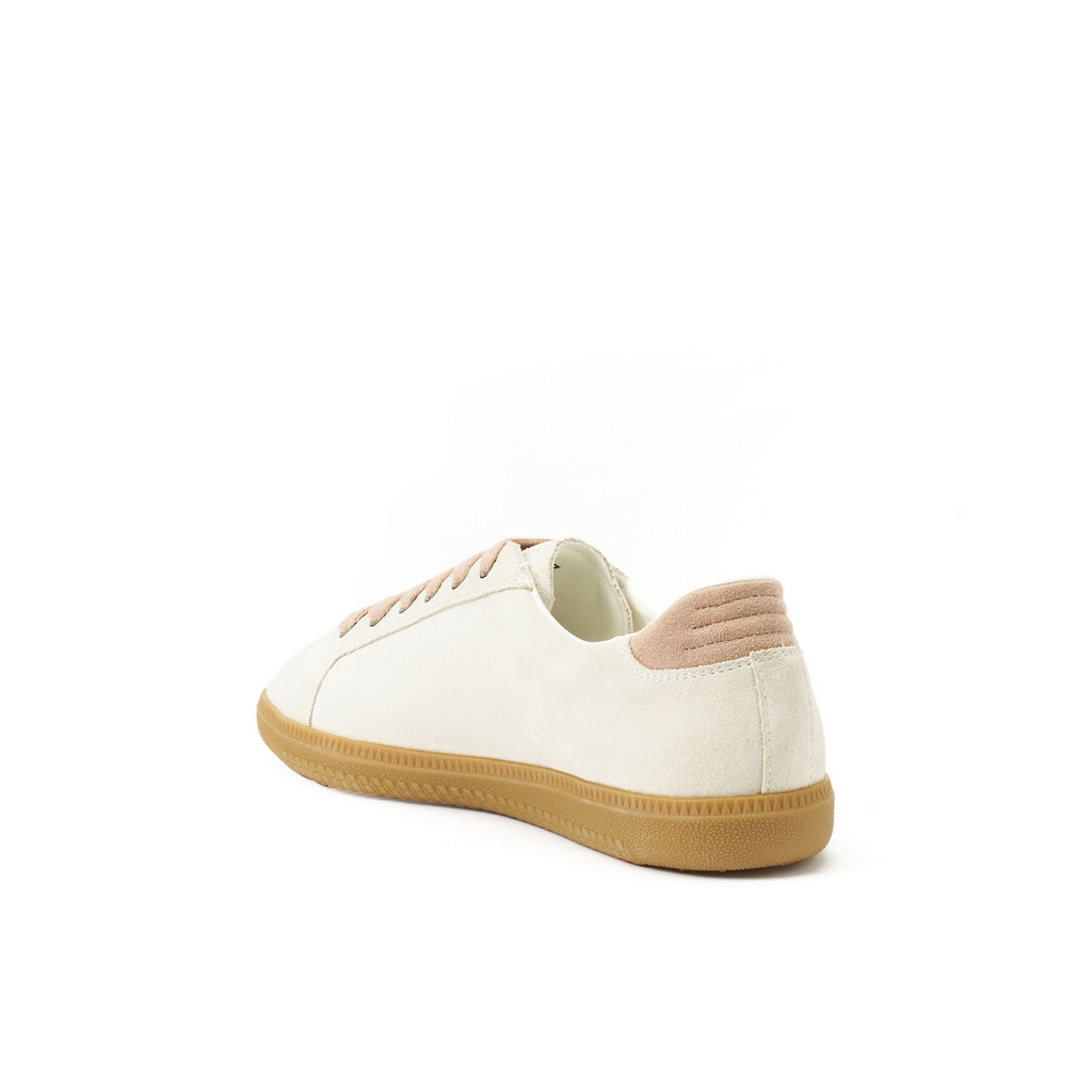 Low-Cut Cream White Trainers - Women