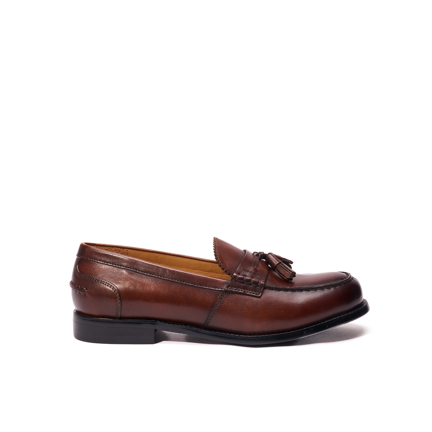 Mocasines con Borlas Marrones - Mujer