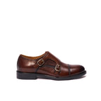 Monk Straps Bout Droit - Marron - Femme