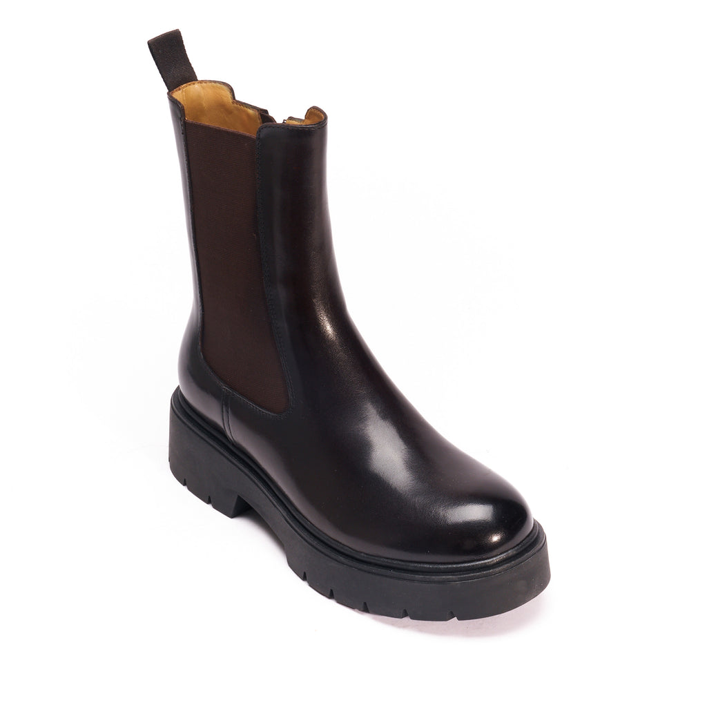 Stivaletti Chelsea - Marrone scuro - Donna